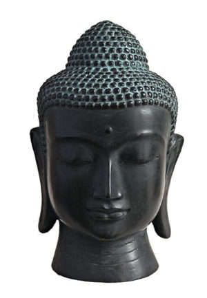 bronze buddha kopf urne liter ug