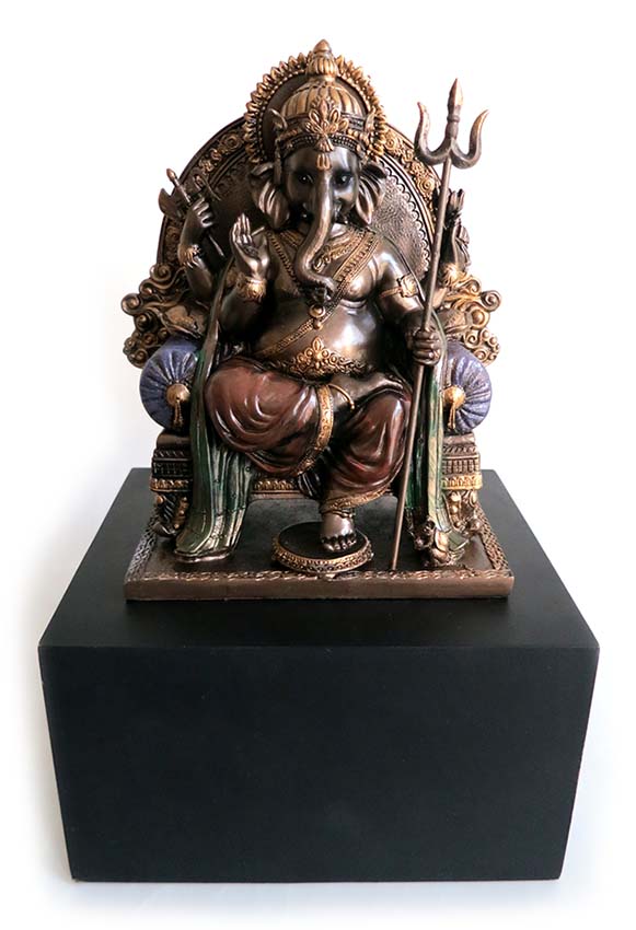 bronze ganesh bild auf asbox