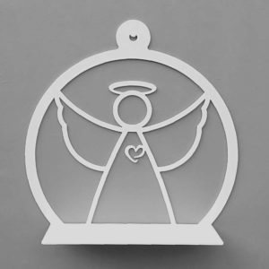 kleine handgende wand mein engel rvs dp wae rvs