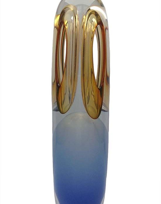 kristallglaser d bluebell blau urne