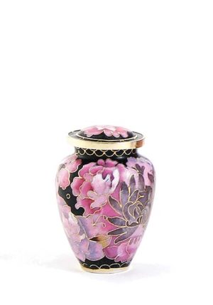 mini urne cloisonne elite floral blush