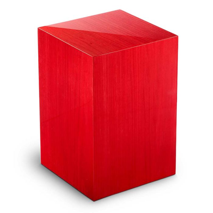 rechteckige urne essential rosso liter urvesl