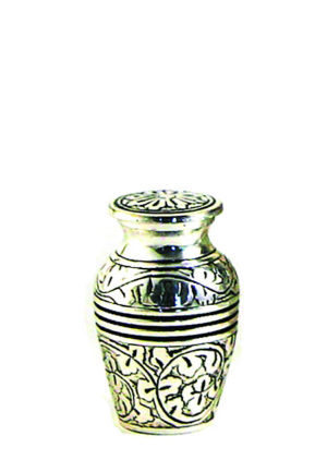 eiche antike silber mini urne