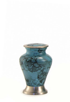 glenwood blauer marmor mini urne