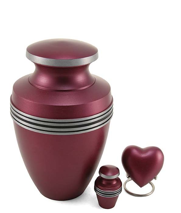 grosse griechische magenta urne