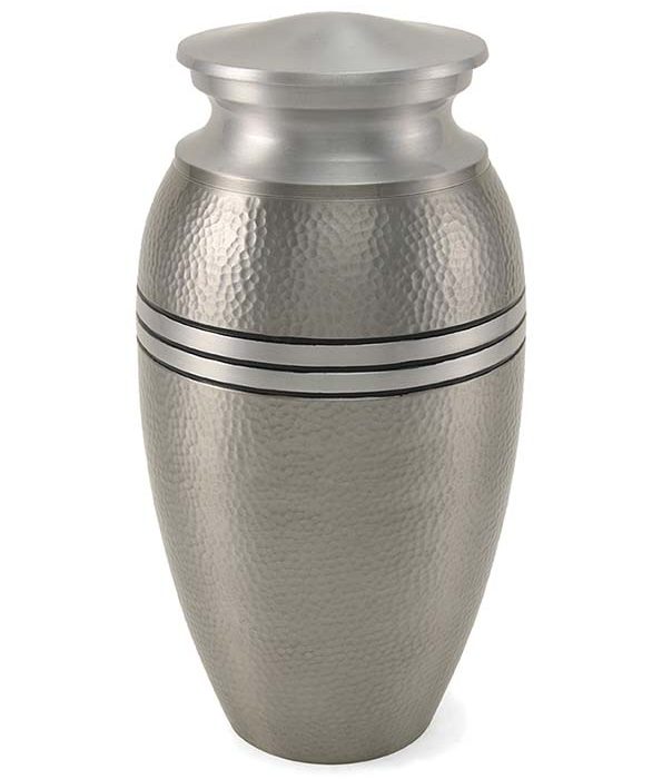 grosse legacy metallics silber urne