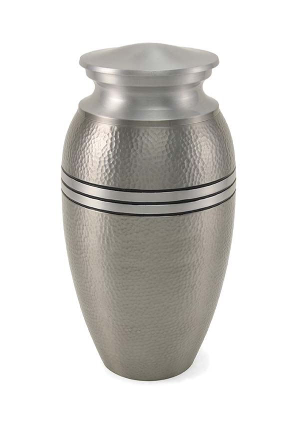 grosse legacy metallics silber urne