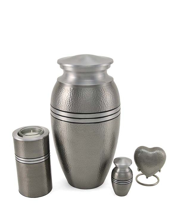 legacy metallik silber mini urne