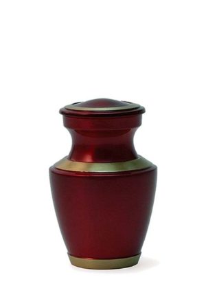 trinity crimson dunkelrot mini urne